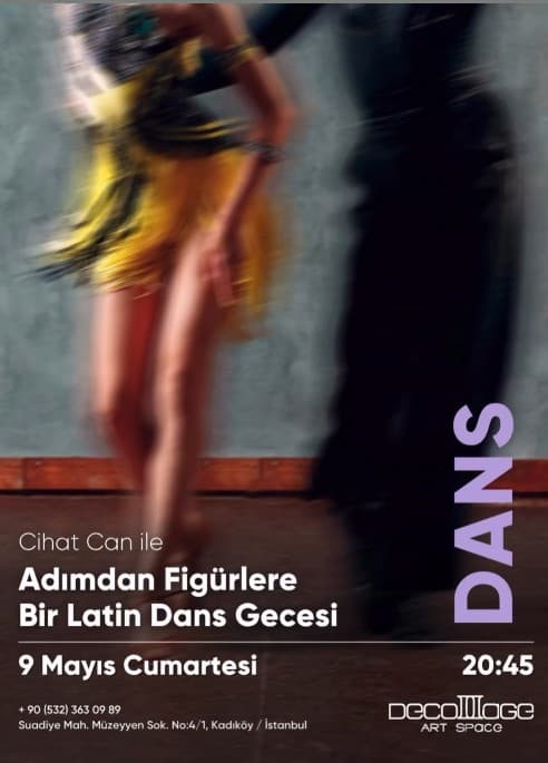 Cihat Can ile Adımdan Figürlere bir Latşn Dans Gecesi