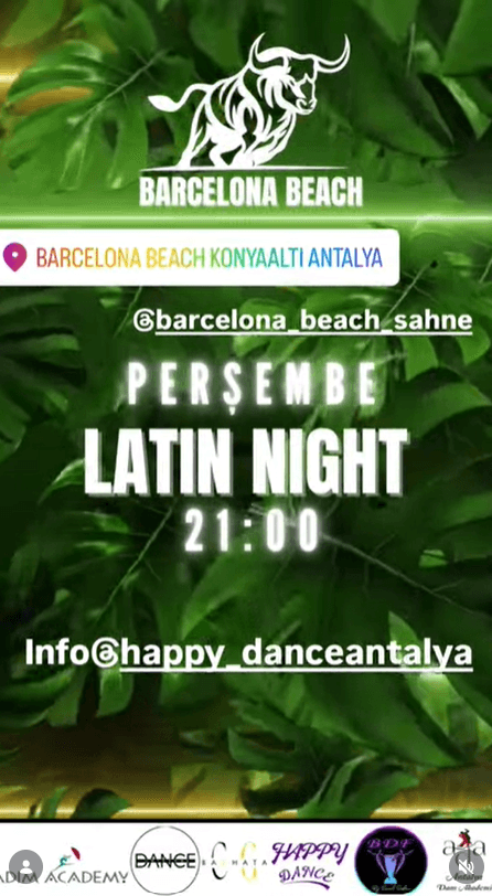Barcelona Beach Latin Night